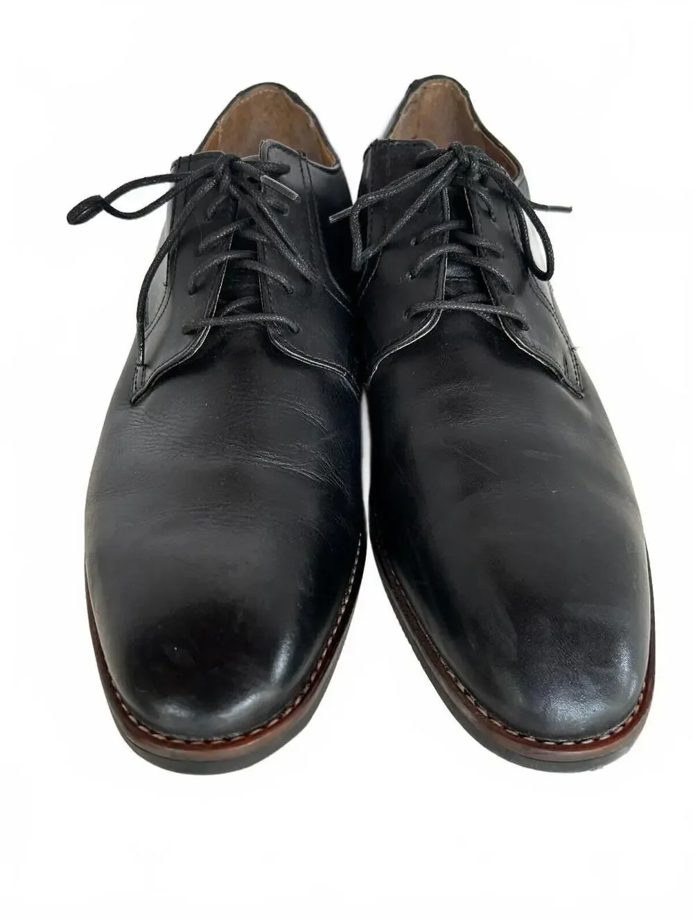 Nunn Bush Plain Toe Oxford Dress Shoes SZ 12W Wide NWOT
